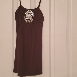 Brown Jeweled Tank